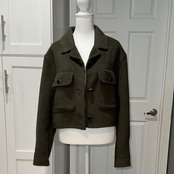 House of Harlow 1960 Olive Jacket - Picture 1 of 7
